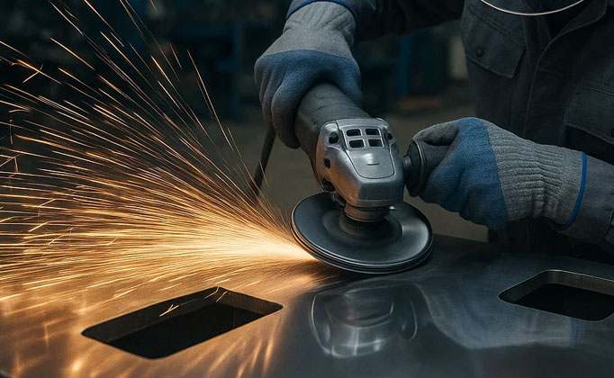 Esmerilado y satinado industrial: precisión y control en el acabado de superficies metálicas - principal image